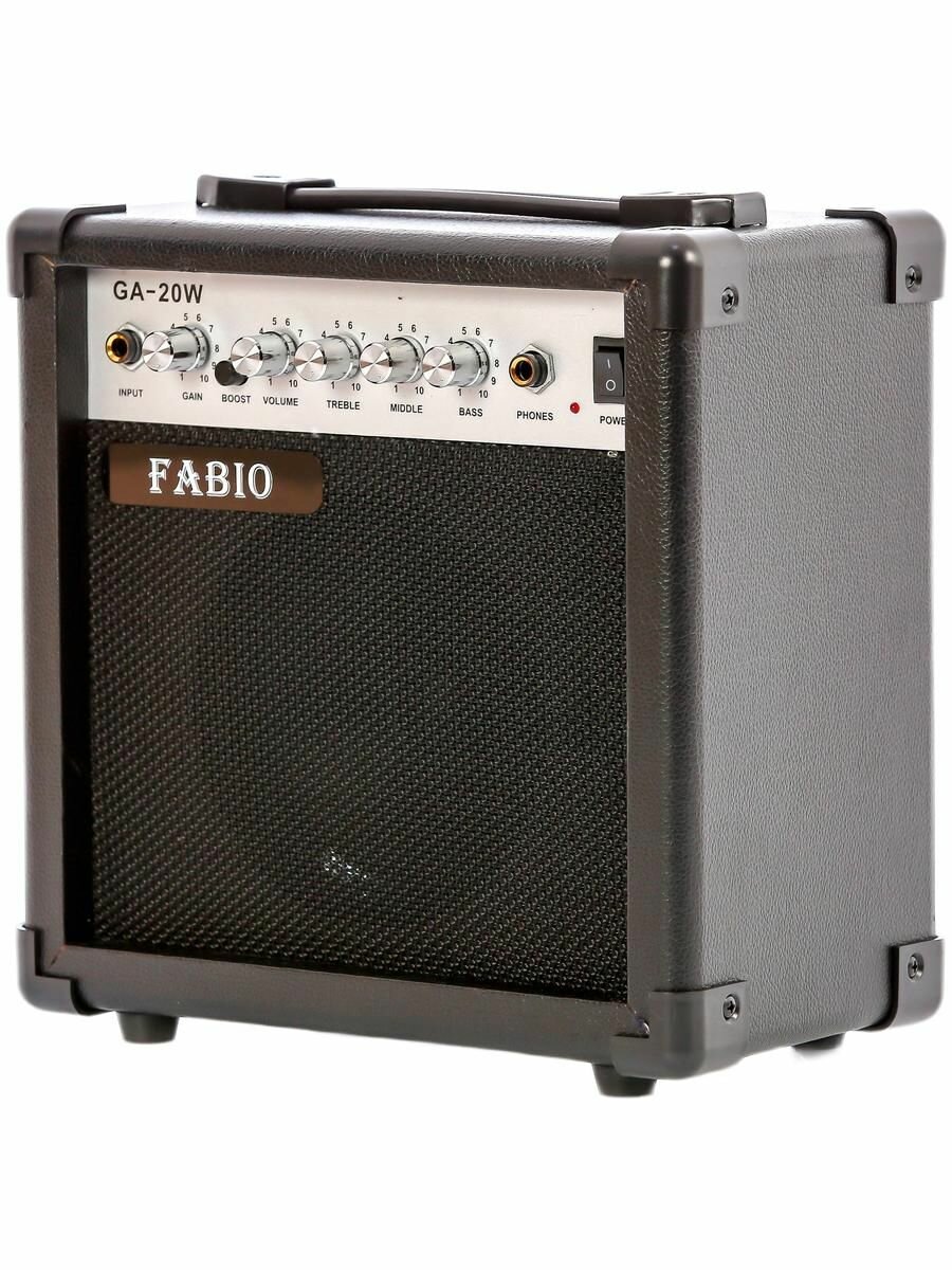 Комбоусилитель для электрогитары Fabio GA-20 (20Вт), Чёрный