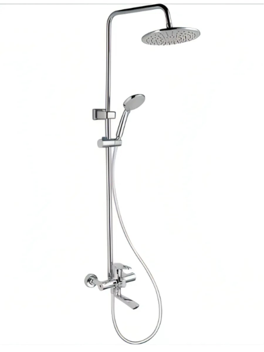 Душевая стойка Econoce с тропическим дождем 115 см 2 режима шланг 15 м (EC0407)