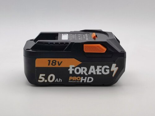 Изображение товара Аккумулятор для AEG 18V 5Ah HD Li-Ion, Sigma-battery SBAG18HD-5, аккумуляторная батарея AEG