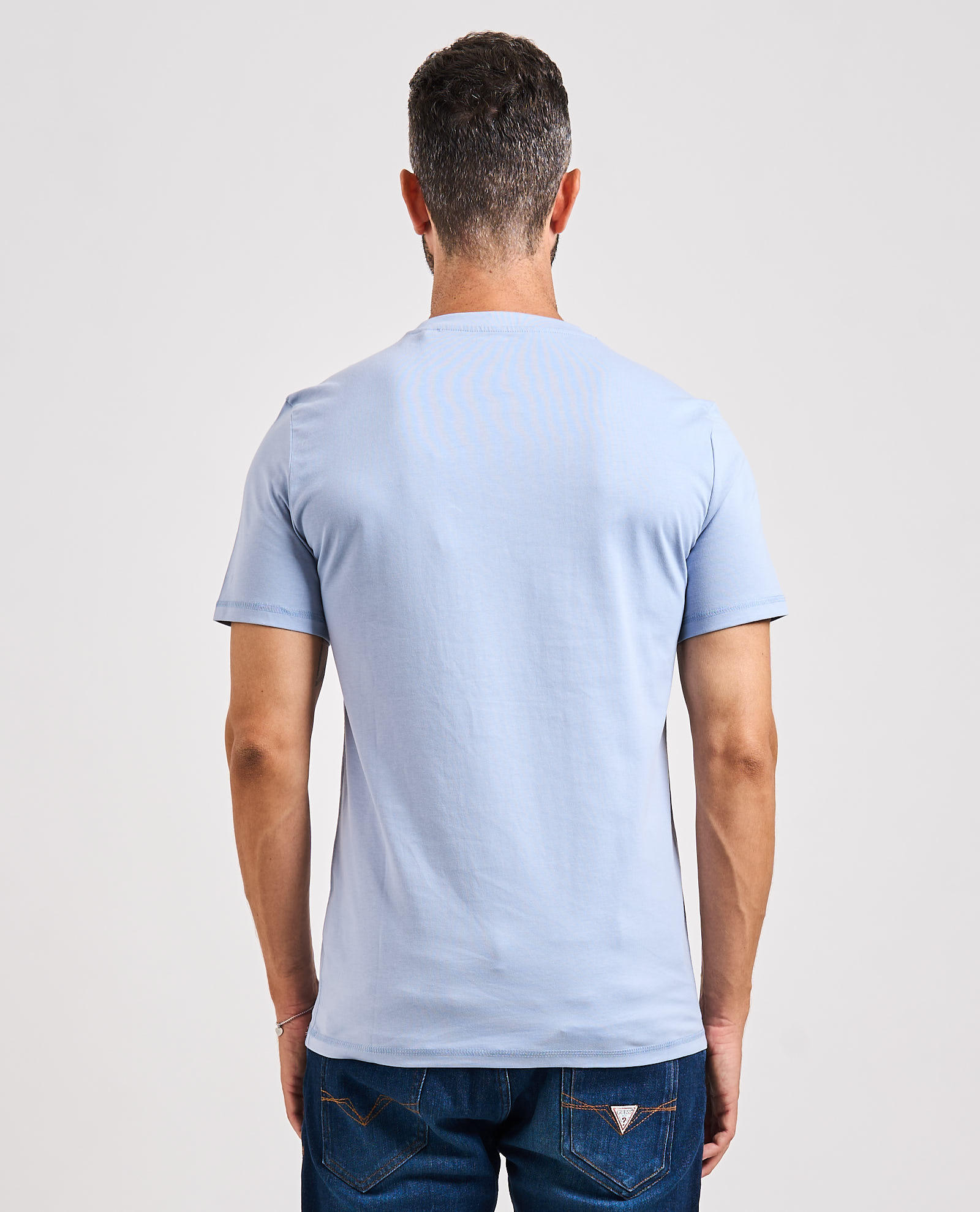 Футболка GUESS, размер L, cиний — фото 1