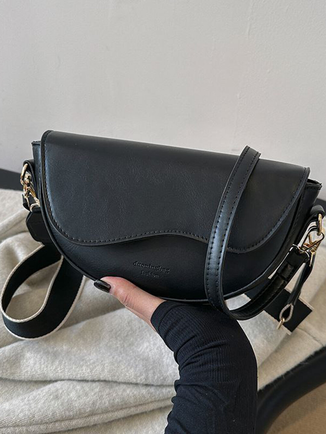 Ремень для сумки кросс-боди , черный — фото 1