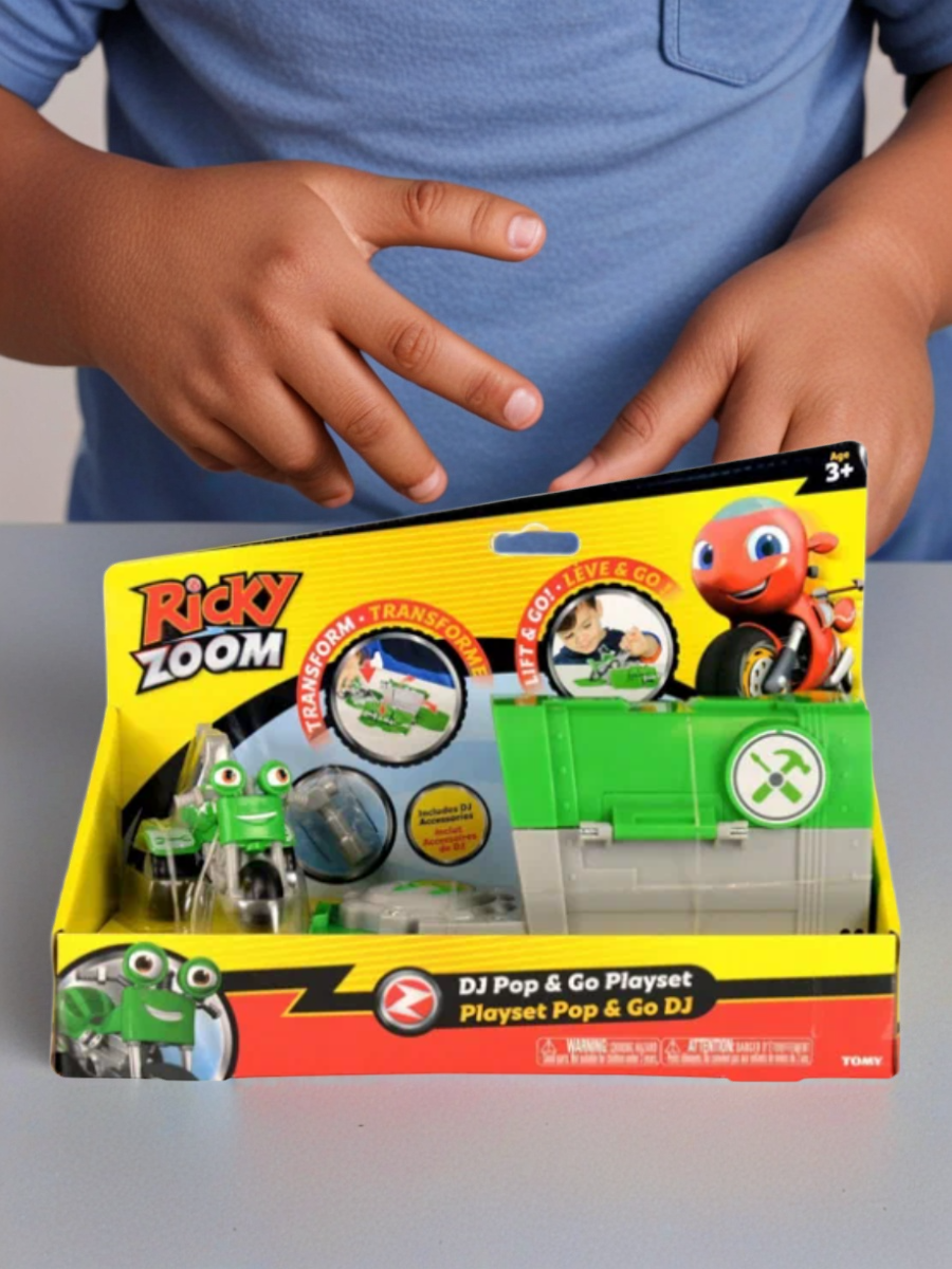 Игровой набор "Гараж Диджея", Питер Маркет, для Рикки Зума, пластик