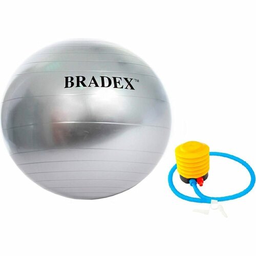 BRADEX SF 0186 серый 65 см 0.82 кг фитбол bradex sf 0236 серый 25 см 0 2 кг