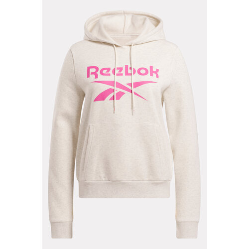 фото Худи reebok identity big logo fleece hoodie, размер l, бежевый