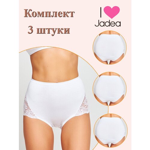 фото Трусы jadea, 3 шт., размер 4, белый