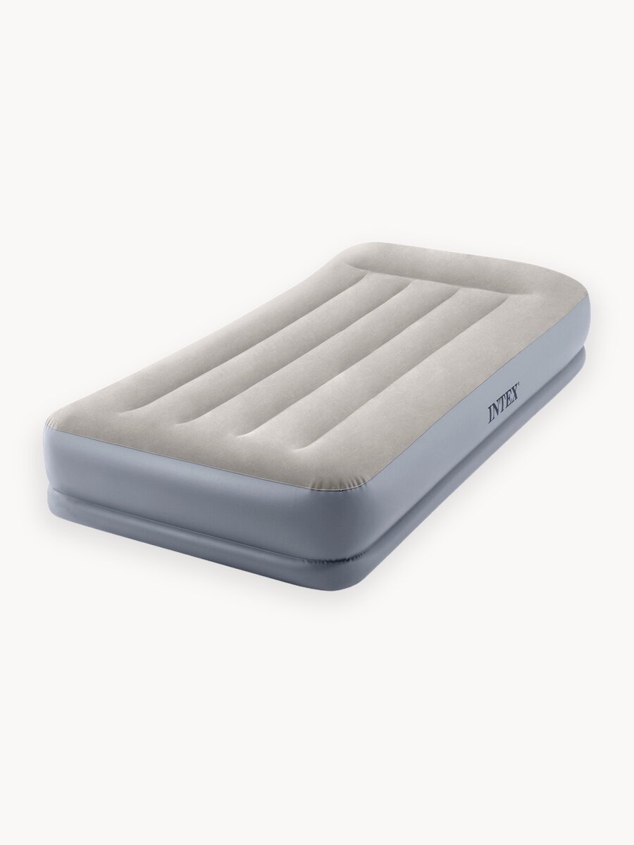 Кровать надувная INTEX 64116, 99х191х30см (встроенный насос 220В)