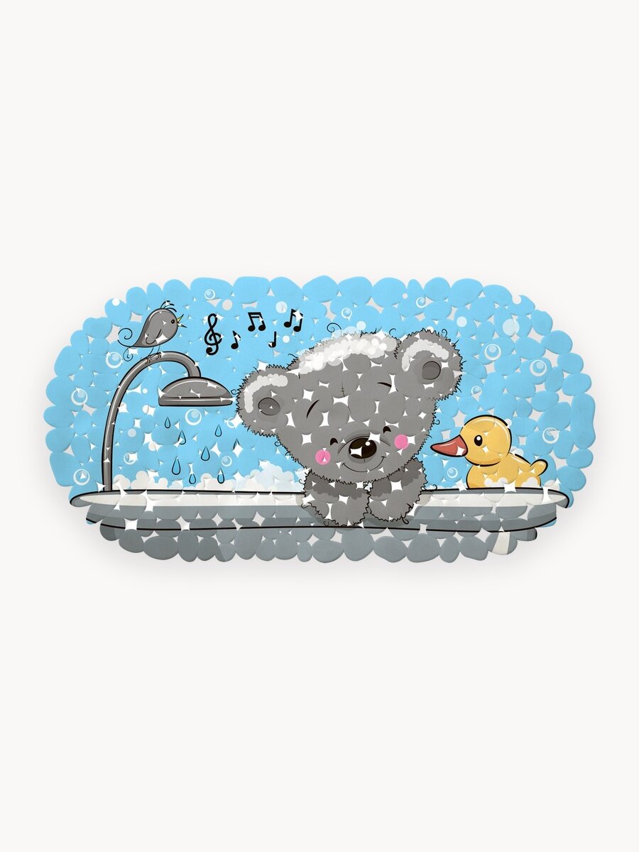 Коврик для ванны Вотоня Мишка 36*69 см