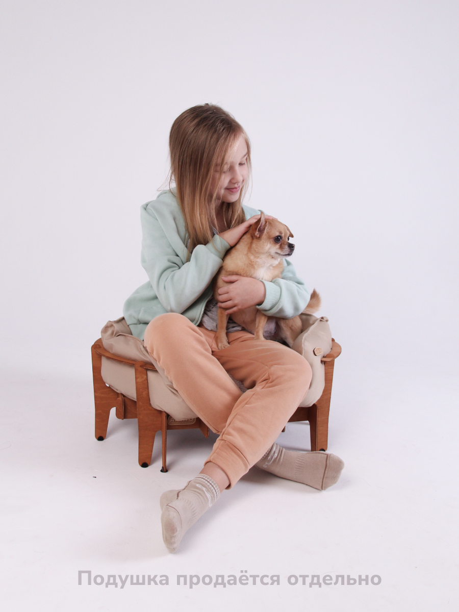 Лежанка для собак и кошек Чарли каркас-диван - фотография № 5
