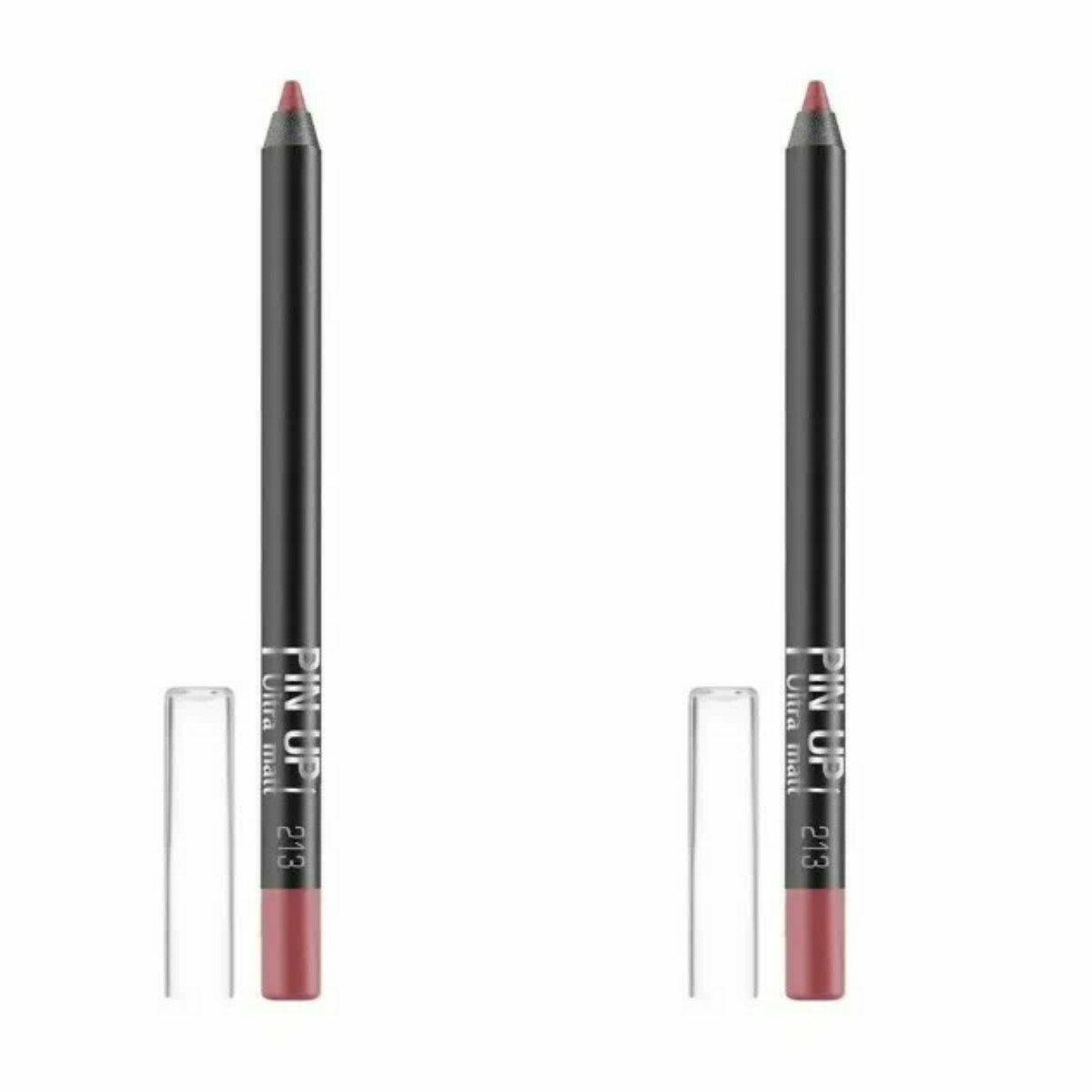 Карандаш для губ Luxvisage, Pin-up ultra matt, 213 Memory, 2 шт.