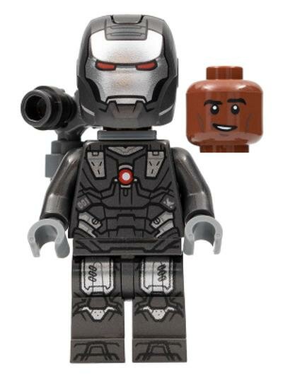 Минифигурка Лего Lego sh819 War Machine - Pearl Dark Gray and Silver Armor with Backpack