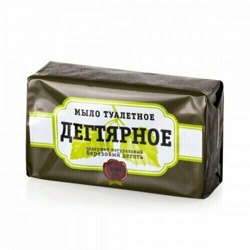 Аист Мыло туалетное Ординарное Дегтярное, 140 г, 3 шт