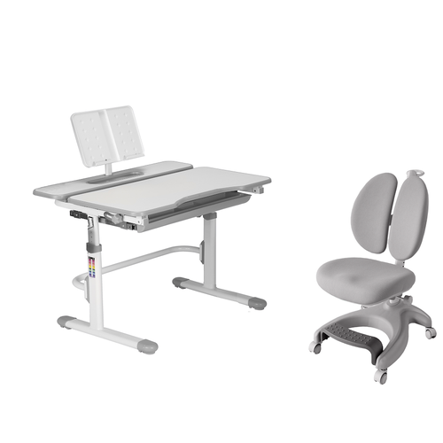 Комплект парта Freesia Grey + кресло Solerte Grey