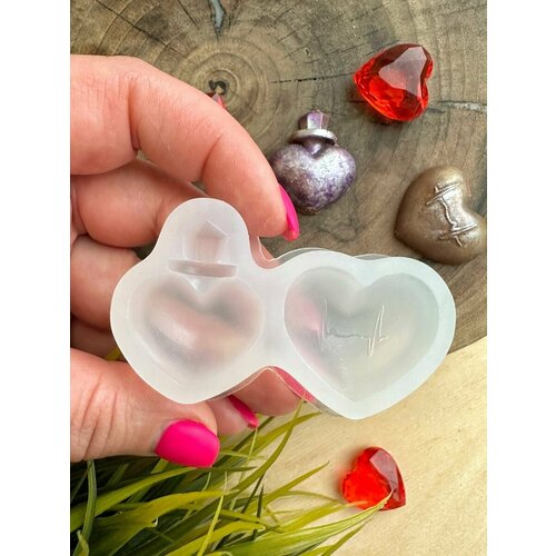 Силиконовый молд Сердечко и любовное зелье