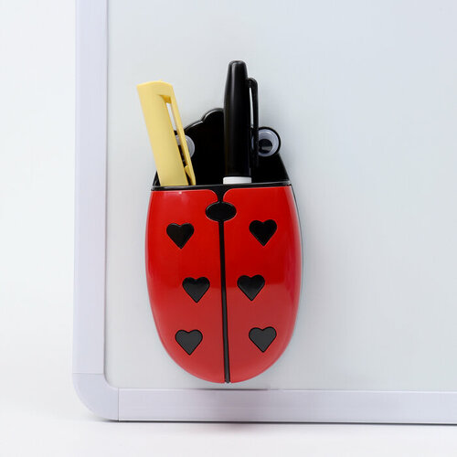 Магнитная универсальная подставка для маркеров и губок Божья коровка35х9х125см 699₽