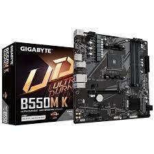 GigaByte Материнская плата AMD B550 SAM4 MATX B550M K 1.1 GIGABYTE