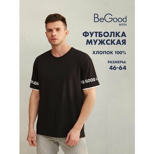 фото Футболка begood, размер 54, черный