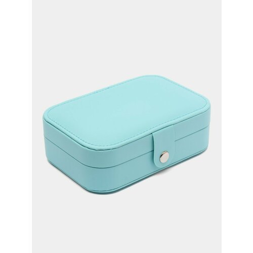 Шкатулка-органайзер для хранения украшений и бижутерии Цвет Бирюзовый 1599₽