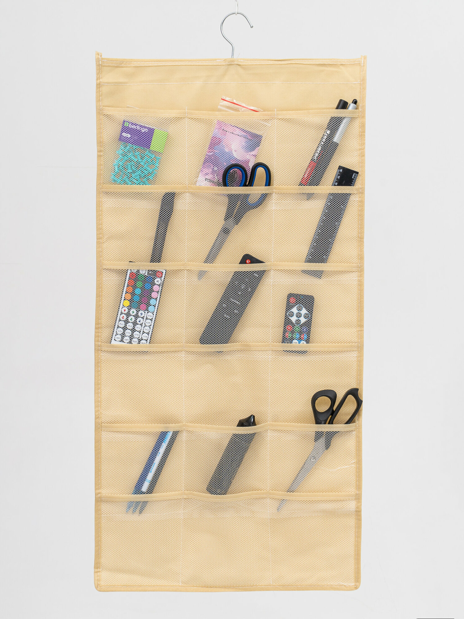фото Двухсторонний подвесной органайзер для хранения вещей / 30 карманов / размер 76х40 см.