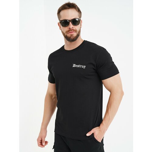 фото Футболка vosq, размер xl, черный