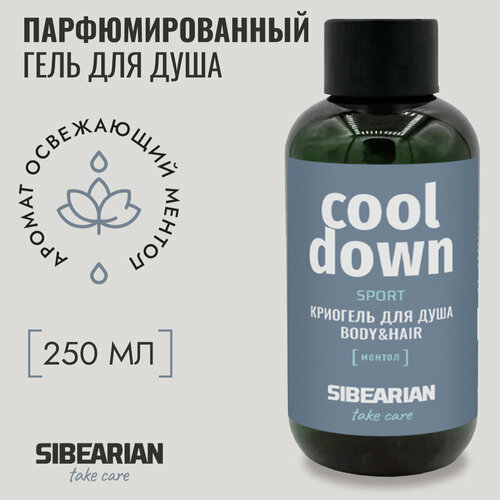 Парфюмированный гель для душа охлаждающий с ментолом SIBEARIAN Take Care Cool Down 250 мл