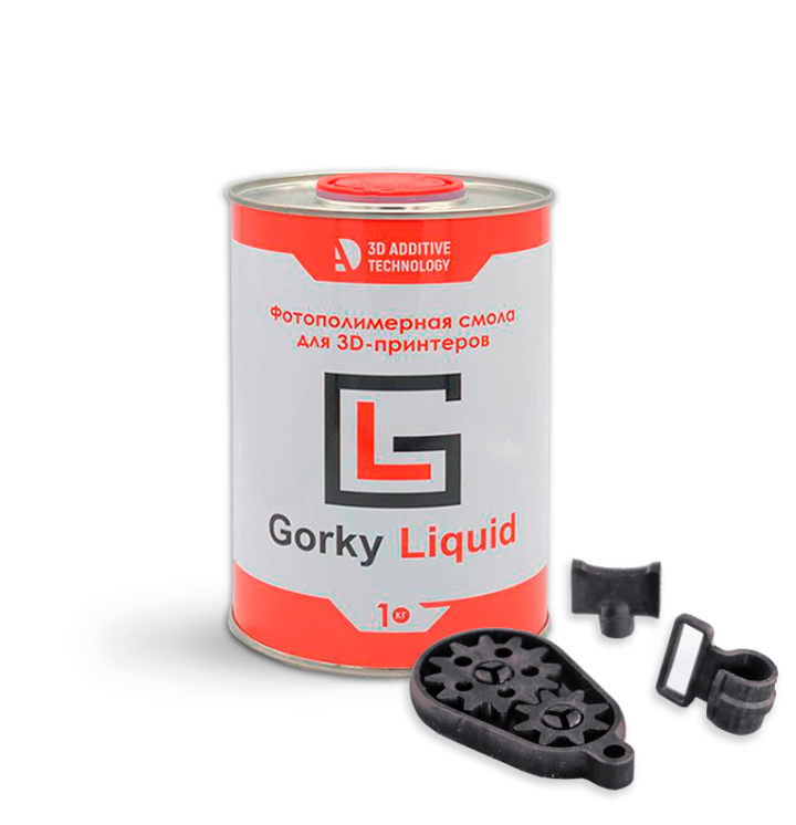 Фотополимерная смола Gorky Liquid Force Чёрный (1000 гр)