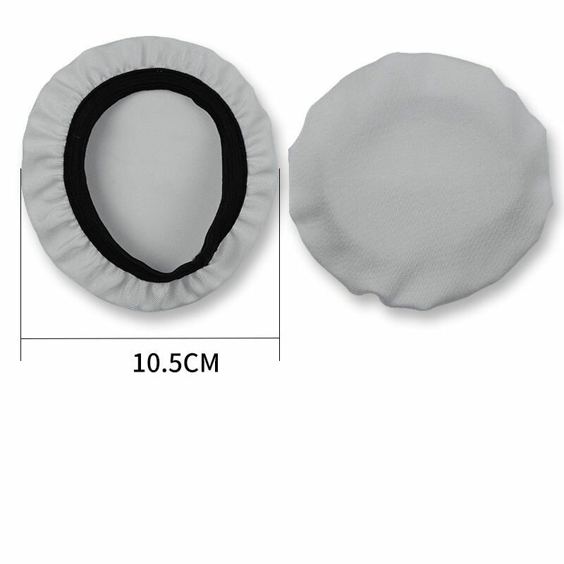 Многоразовые пылезащитные чехлы для наушников из ткани на резинке (9-10.5см)