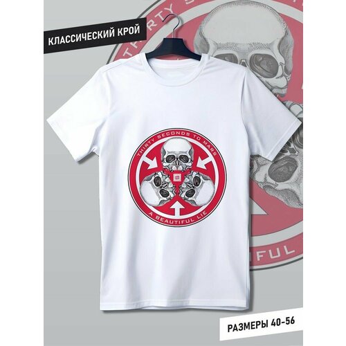 фото Футболка hypnotica, размер l, белый