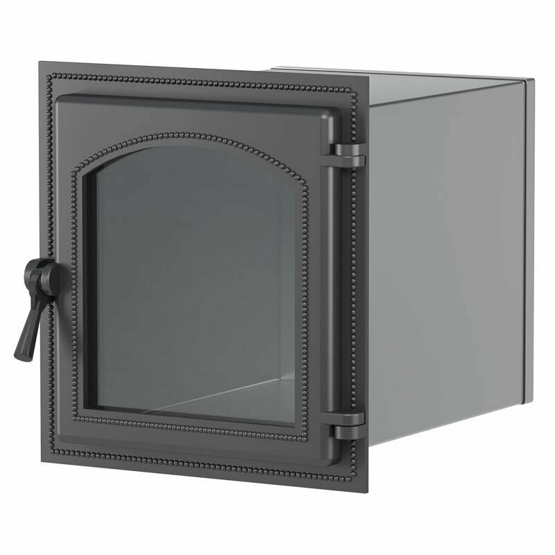 фото Духовка печная Везувий (220) стальная с чугунной дверцей (Антрацит)