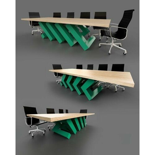 Конференц-стол для переговоров, промышленный дизайн Опрум, 220*120 см