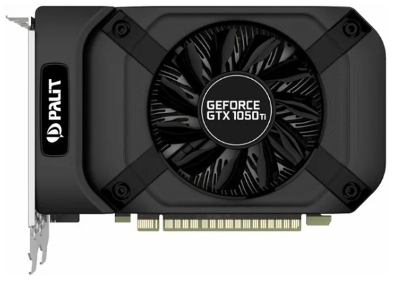 Видеокарта Palit GeForce GTX 1050 Ti StormX 4GB (NE5105T018G1-1070F), Retail