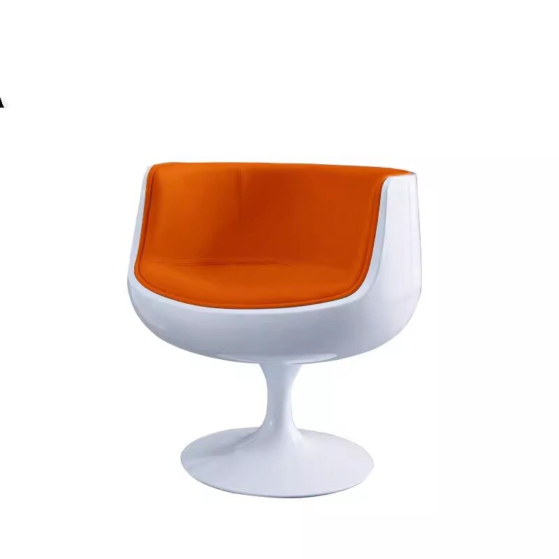 Кресло Cup Chair дизайнера Eero Aarnio (оранжевый, имитация кожи)