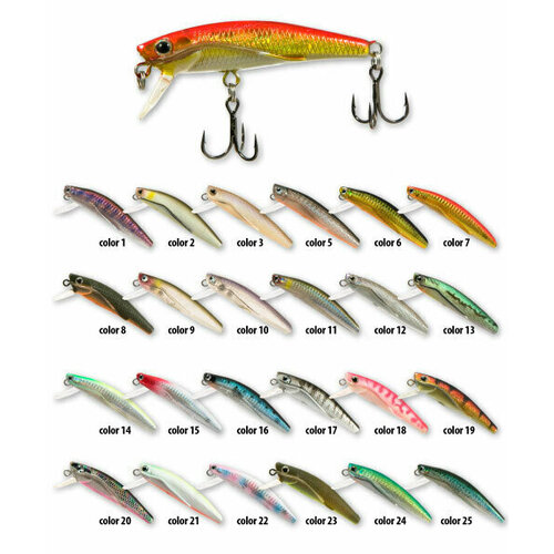 vobler salmo butcher 5f gt Воблер Maruto Miracle Wing Minnow 5F color 21