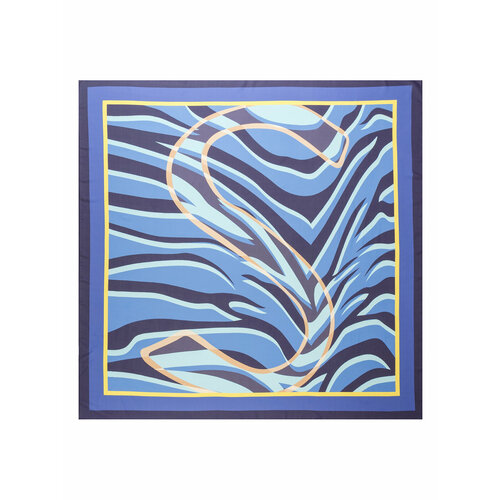 фото Платок labbra,100х100 см, синий