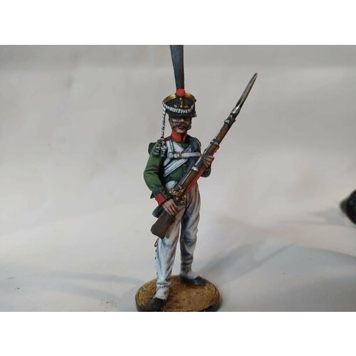 Оловянная фигурка 54- мм . Гренадер Таврического гренадерского полка. Россия, 1812-14 гг.