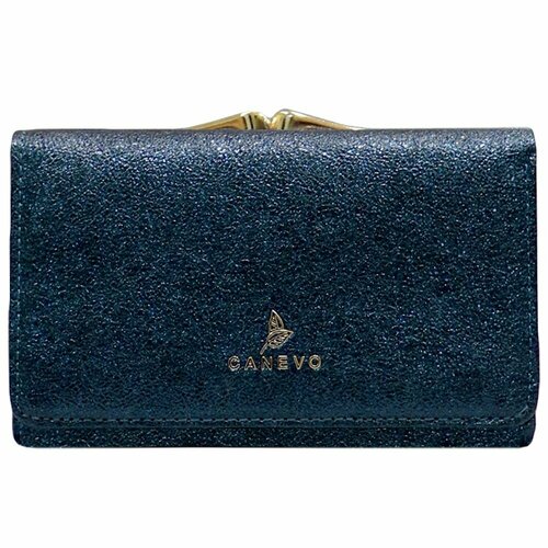 фото Кошелек canevo, фактура гладкая, синий