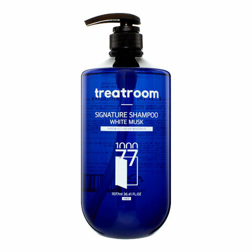 Treatroom Signature Shampoo White Musk Парфюмированный шампунь для волос с ароматом белого мускуса 1077мл питательный бальзам для волос с ароматом белого мускуса nutri treatment white musk 1077мл
