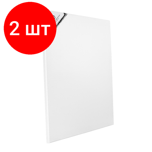 Комплект 2 штук, Холст на подрамнике Малевичъ, хлопок 280 гр, 50х60 см,235060