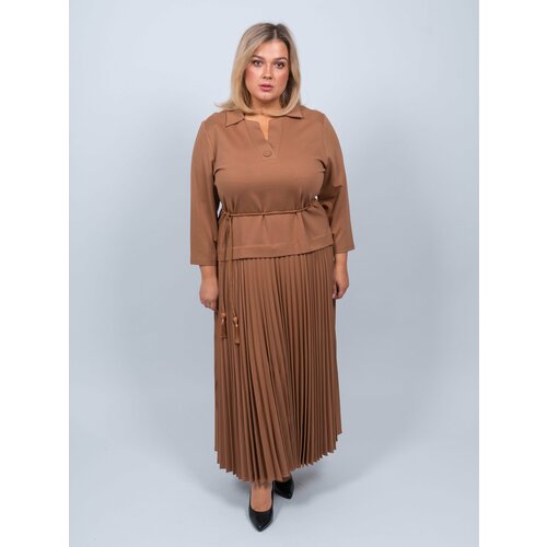 Сарафан размер 52, коричневый платье прекрасная парижанка