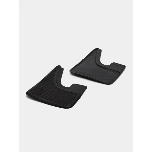 Брызговики универсальные 3D черный металлик катафот черный комплект 2 штуки 834₽