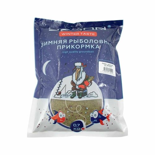 фото Прикормка yaman winter taste карась зимняя (конопля), цв. зелёный, 700 г