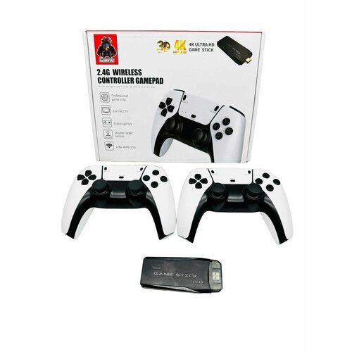 игровая приставка game stick gamebox 64 gb 4k портативная консоль ретро консоль Игровая приставка 4К 3D ULTRA HD 2.4G Game Stick Lite