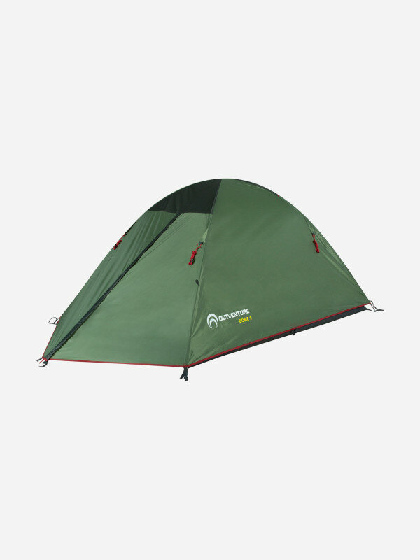 Палатка 2-местная Outventure Dome 2 Зеленый; RU: Без размера, Ориг: One size