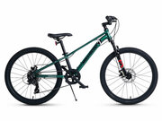 Подростковый велосипед Maxiscoo 7Bike Disc 24' (2024) 24 Зеленый (130-150 см)