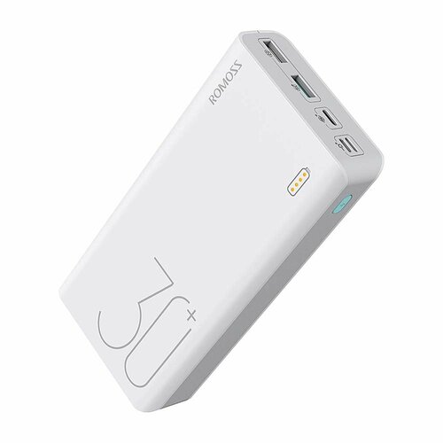 Power Bank Romoss Sense 8F 30000mAh 3A PD 2xUSB мобильный белый 250000₽