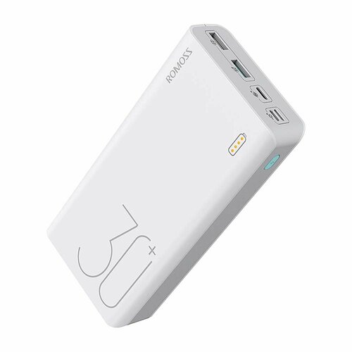 Power Bank Romoss Sense 8F 30000mAh 3A PD 2xUSB мобильный белый