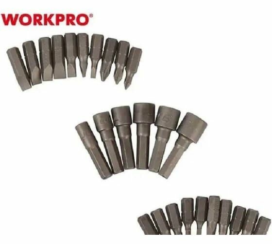 Отвертка наборная WorkPro 29предм WP221052 - фото №5