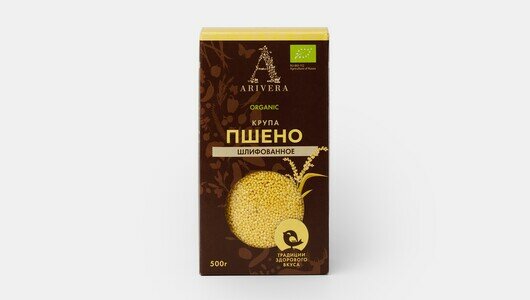 Пшено Arivera Organic шлифованное