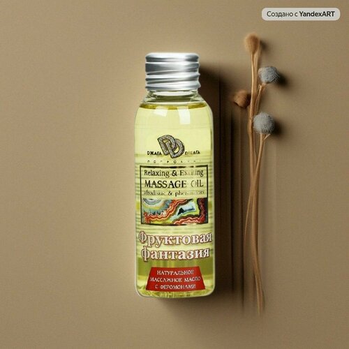 Натуральное массажное масло Фруктовая фантазия - 50 мл.