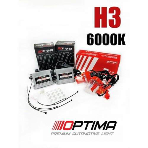 Комплект Ксенона H3 6000k Red Line Slim 35W 3810₽
