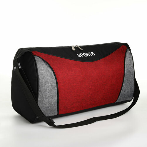 Сумка спортивная 47 см, красный сумка спортивная 47 см серый красный